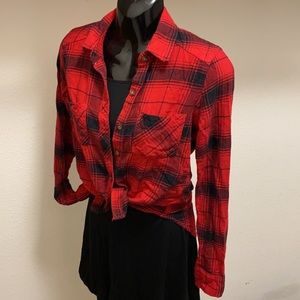 Abercrombie & Fitch flannel long sleeve shirt